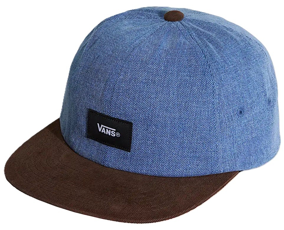 VANS GORRA CAMPUS JOCKEY STONEWASH BLUE FRONT