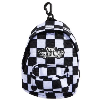 VANS MICRO MOCHILA LLAVERO MICRO OLD SKOOL BLACK WHITE FRONT