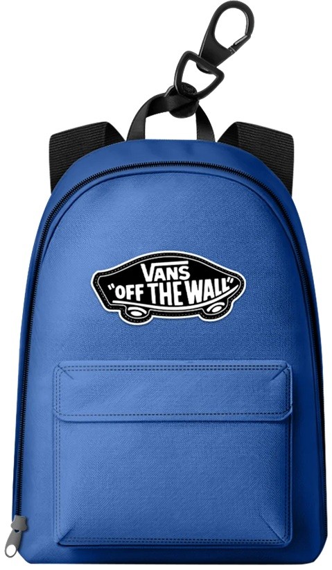 VANS MOCHILA LLAVERO MICRO OLD SKOOL CLASSIC BLUE FRONT