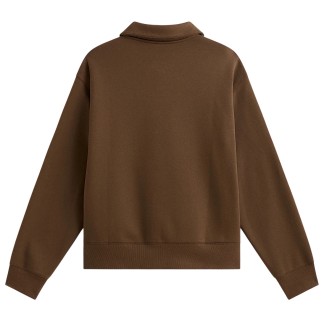 VANS POLO FLEECE PULLLOVER VINTAGE COCOA BACK
