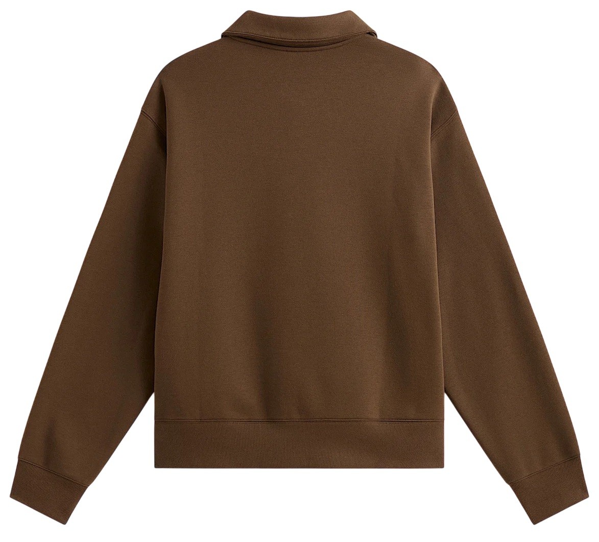VANS POLO FLEECE PULLLOVER VINTAGE COCOA BACK