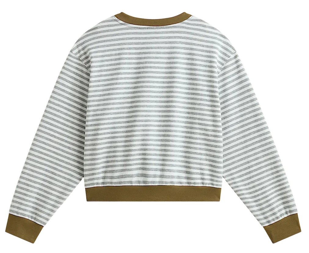 VANS SUDADERA MANGA LARGA DE MUJER MOLLY HENLY MARSHMALLOW CEMENT BACK