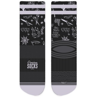 AMERICAN SOCKS PRO CALCETINES BAD HABITS PERFORMANCE AS601 FRONT
