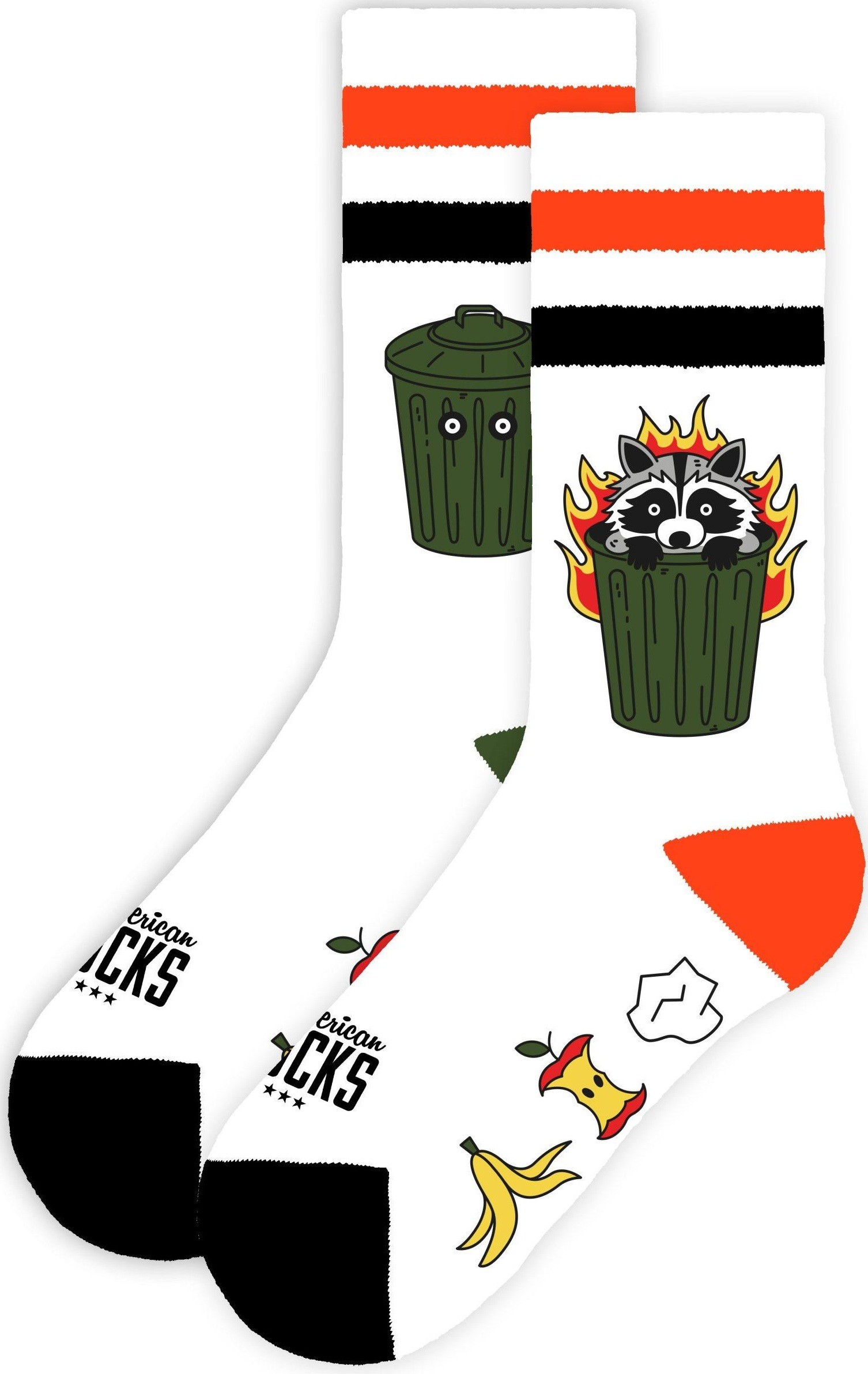 AMERICAN SOCKS PRO CALCETINES DUMPSTER BANDIT AS586 LATERAL