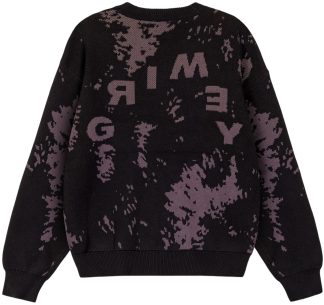 GRIMEY JERSEY WILD ONE KNIT SWEATER BLACK BACK