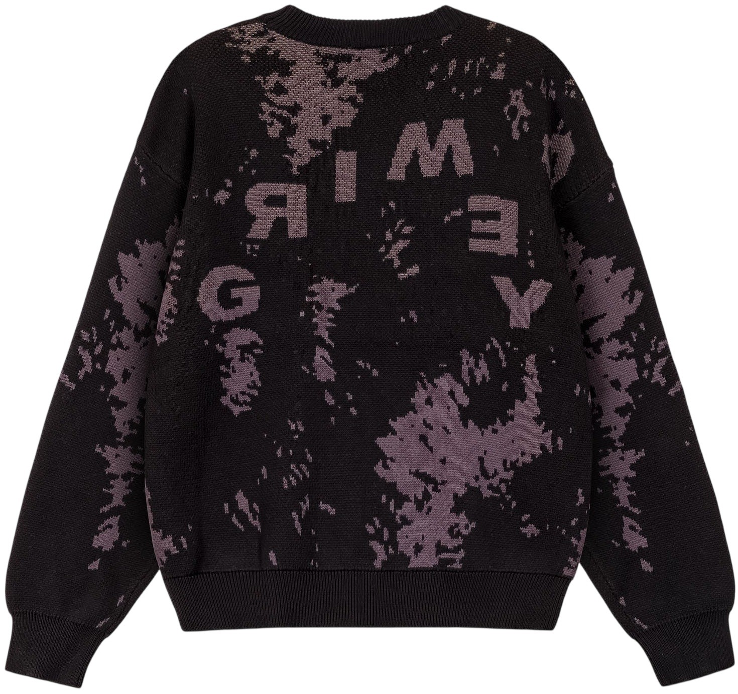 GRIMEY JERSEY WILD ONE KNIT SWEATER BLACK BACK