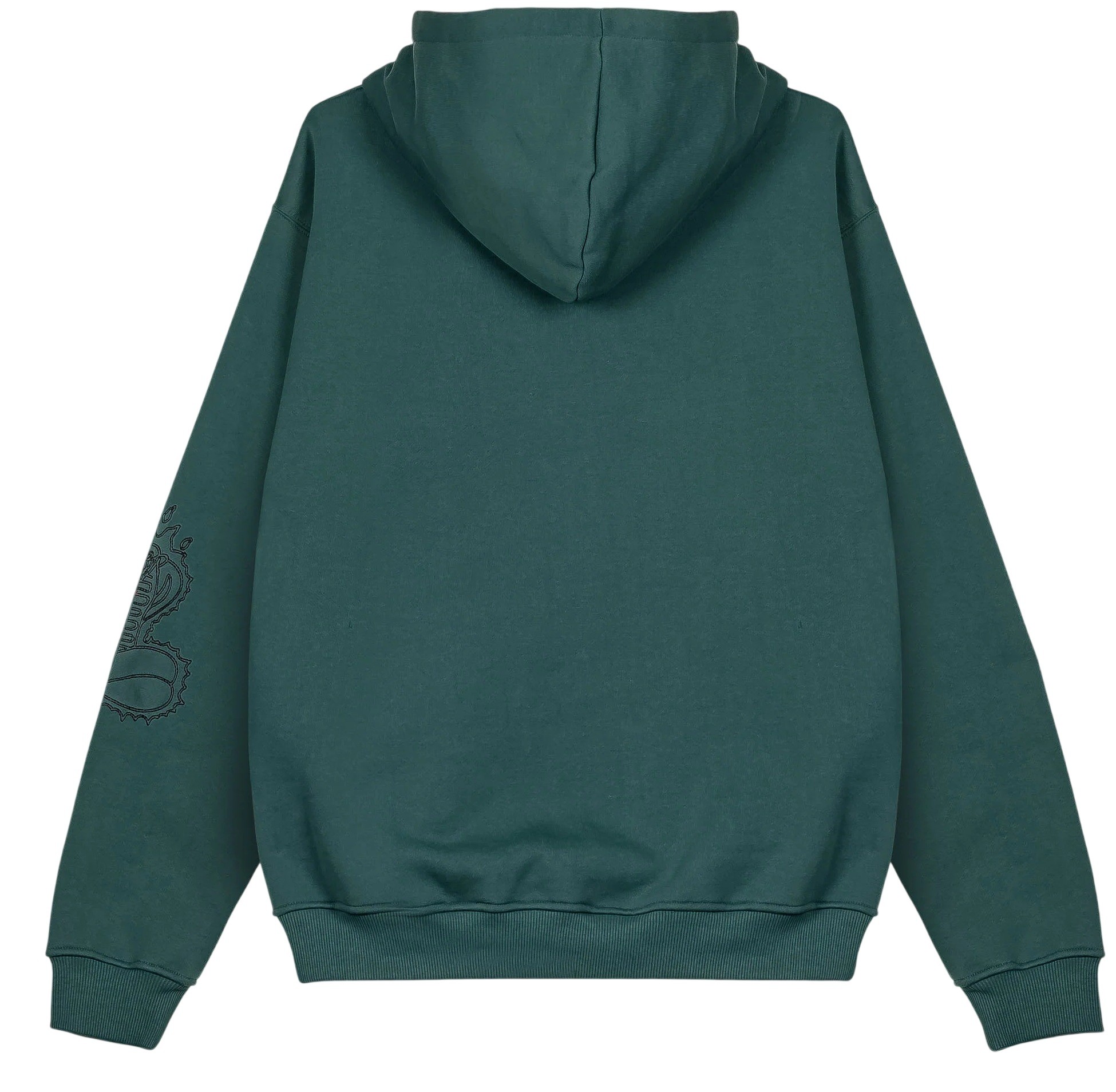 GRIMEY SUDADERA CAPUCHA SHO NUFF REGULAR HOODIE PETROL GREEN BACK