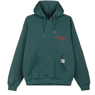 GRIMEY SUDADERA CAPUCHA SHO NUFF REGULAR HOODIE PETROL GREEN FRONT