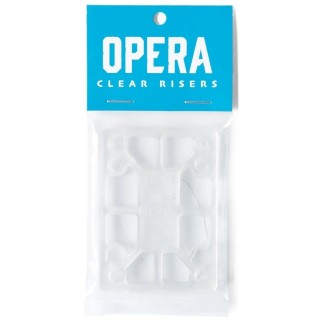 OPERA SKATEBOARDS ELEVADOR EJE RISER PADS CLEAR PAQUETE