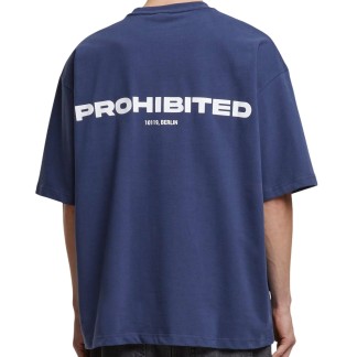 PROHIBITED CAMISETA MANGA CORTA 10119 NAVY BACK