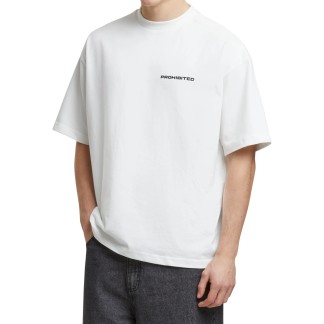 PROHIBITED CAMISETA MANGA CORTA 10119 OFF WHITE FRONT