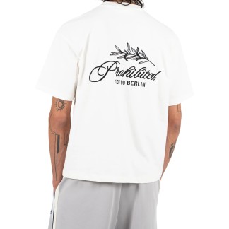 PROHIBITED CAMISETA MANGA CORTA PB LEAF OFF WHITE BACK