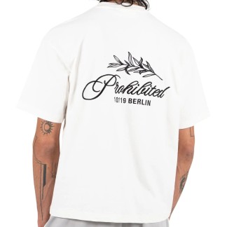 PROHIBITED CAMISETA MANGA CORTA PB LEAF OFF WHITE BACK