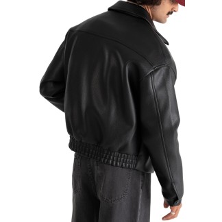 PROHIBITED CHAQUETA NIGHTRIDER JACKET BLACK BACK MODELO