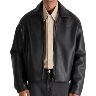 PROHIBITED CHAQUETA NIGHTRIDER JACKET BLACK FRONT MODELO