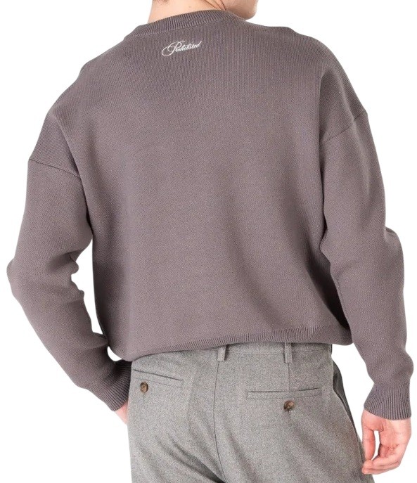 PROHIBITED JERSEY INITIAL KNIT GREY BACK