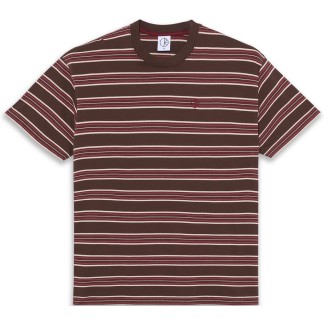 Polar-Skate-Co-F26-Tee-Stripe-Brown-Red-1