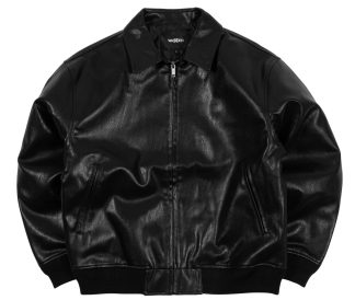 WASTED PARIS CHAQUETA EMBLEM VARSITY BLACK FRONT