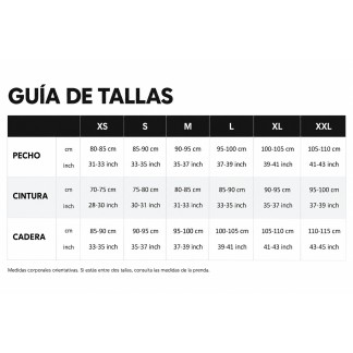 guia de tallas polar