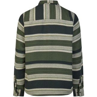 IRIEDAILY CAMISA MANGA LARGA SANTANIA BLACK OLIVE BACK
