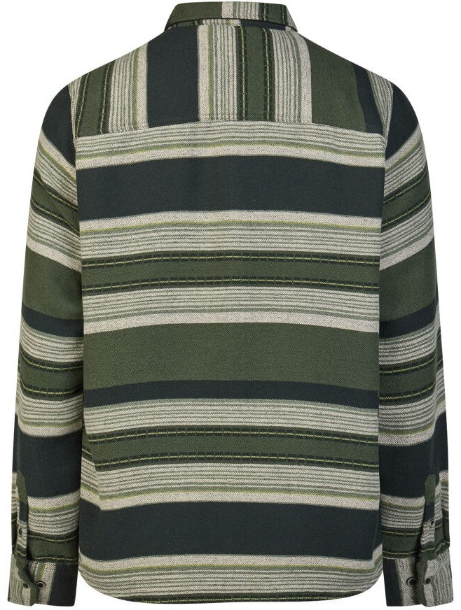 IRIEDAILY CAMISA MANGA LARGA SANTANIA BLACK OLIVE BACK