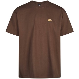 IRIEDAILY CAMISETA MANGA CORTA SERIAL CHILLER DARK COFFEE FRONT