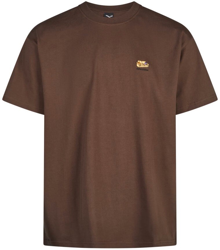 IRIEDAILY CAMISETA MANGA CORTA SERIAL CHILLER DARK COFFEE FRONT