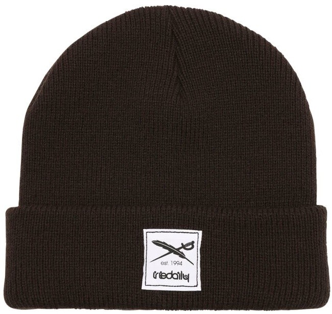 IRIEDAILY GORRO DE PUNTO SMURPHER HEAVY DARK COFFEE FRONT