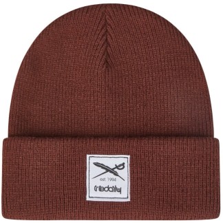 IRIEDAILY GORRO DE PUNTO SMURPHER HEAVY DARK RUM FRONT