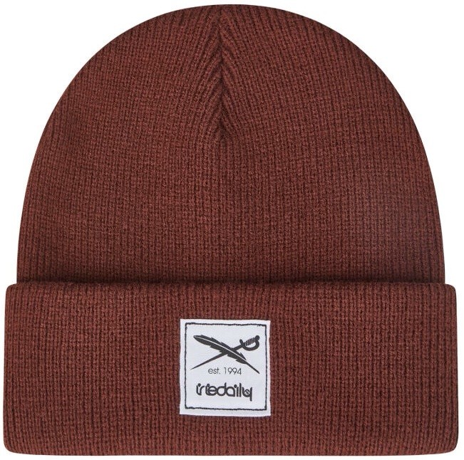 IRIEDAILY GORRO DE PUNTO SMURPHER HEAVY DARK RUM FRONT